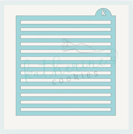 Stripes Cookie Stencil
