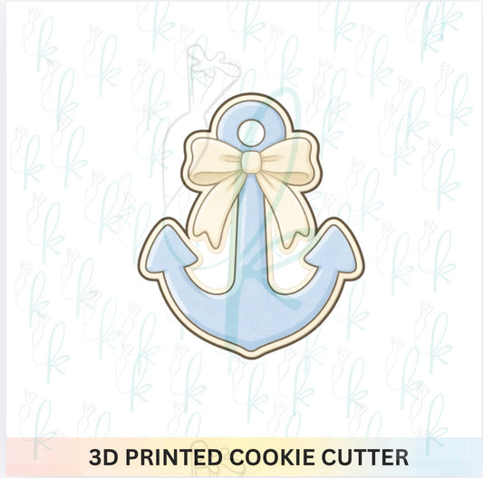 Anchor with Bow Cookie Cutter