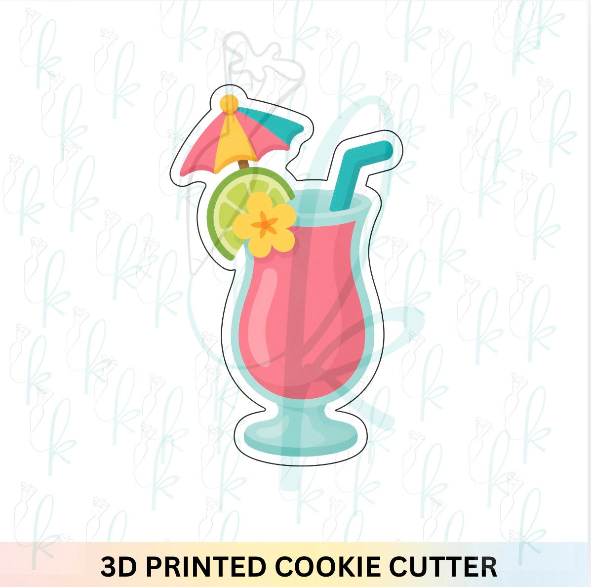 Tropical Drink Cookie Cutter