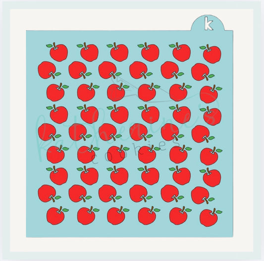 Apples Three Piece Cookie Stencil