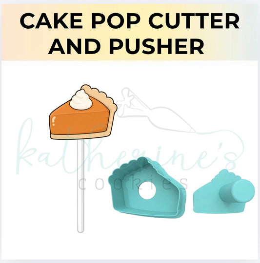 Pie Slice - Cake Pop Cutter and Pusher