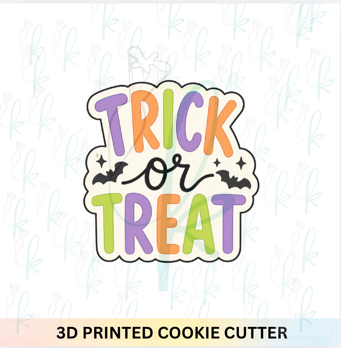 Trick or Treat Plaque Cookie Cutter