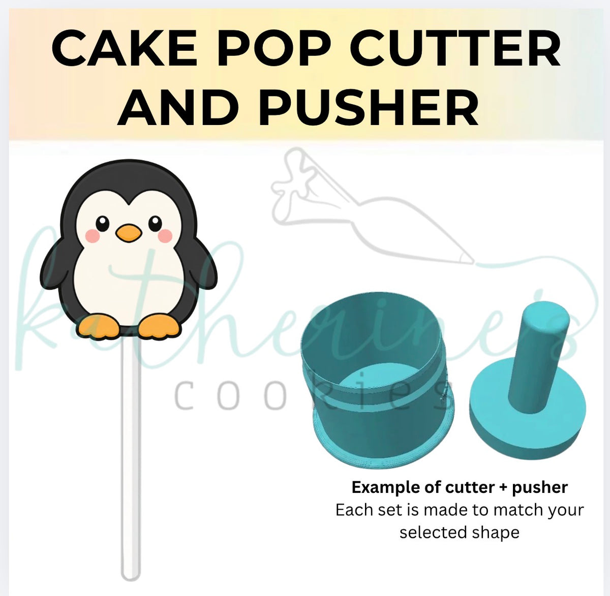 Penguin - Cake Pop Cutter and Pusher