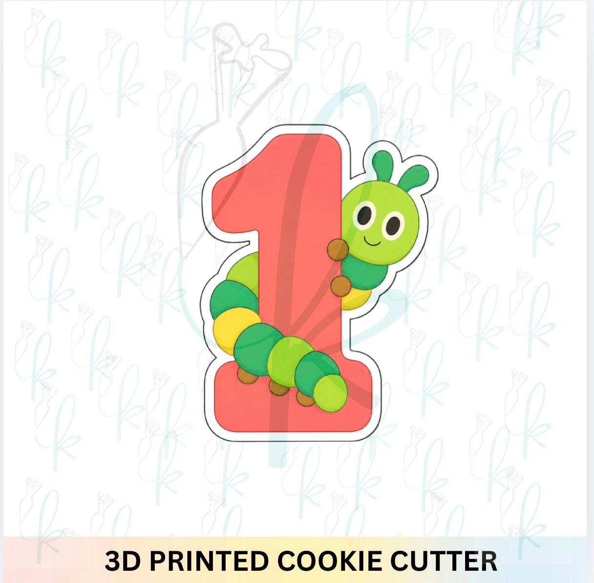 1 with Caterpillar Cookie Cutter