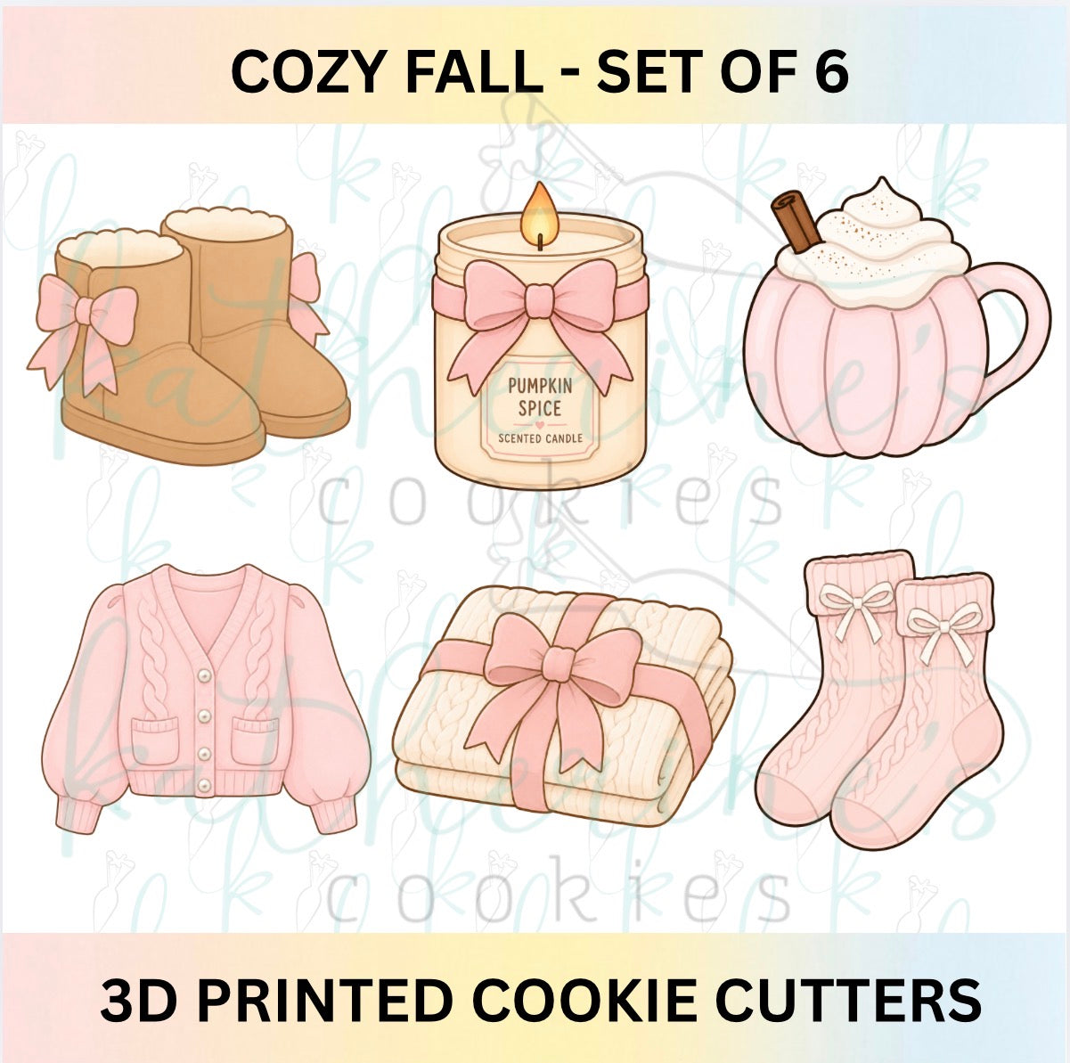 Cozy Fall - Set of 6 Cookie Cutters