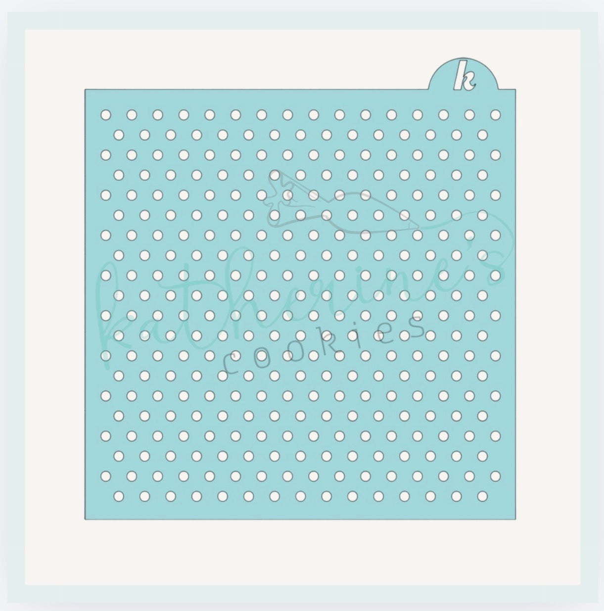 Polka Dots Cookie Stencil