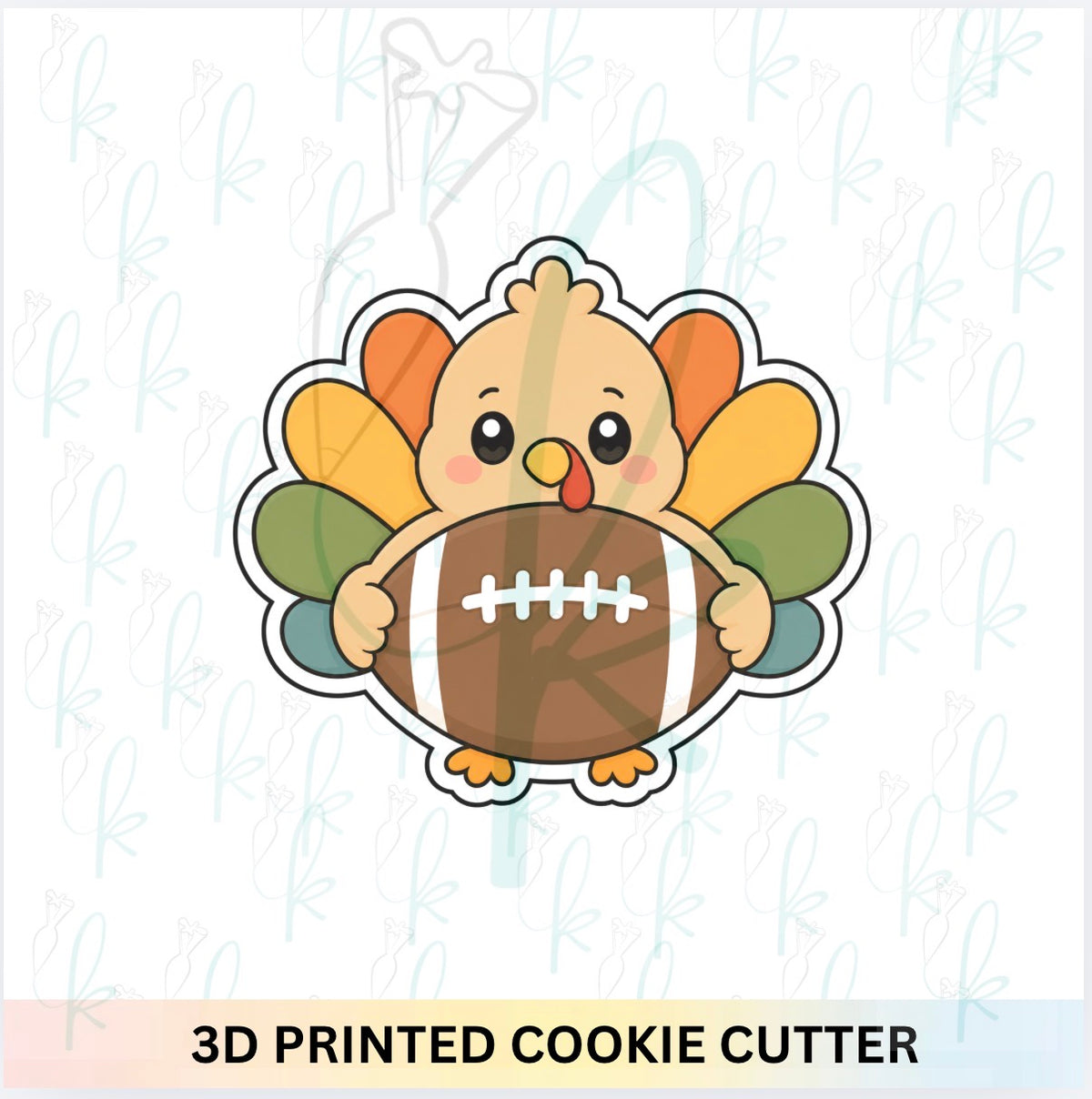 Football Turkey Cookie Cutter