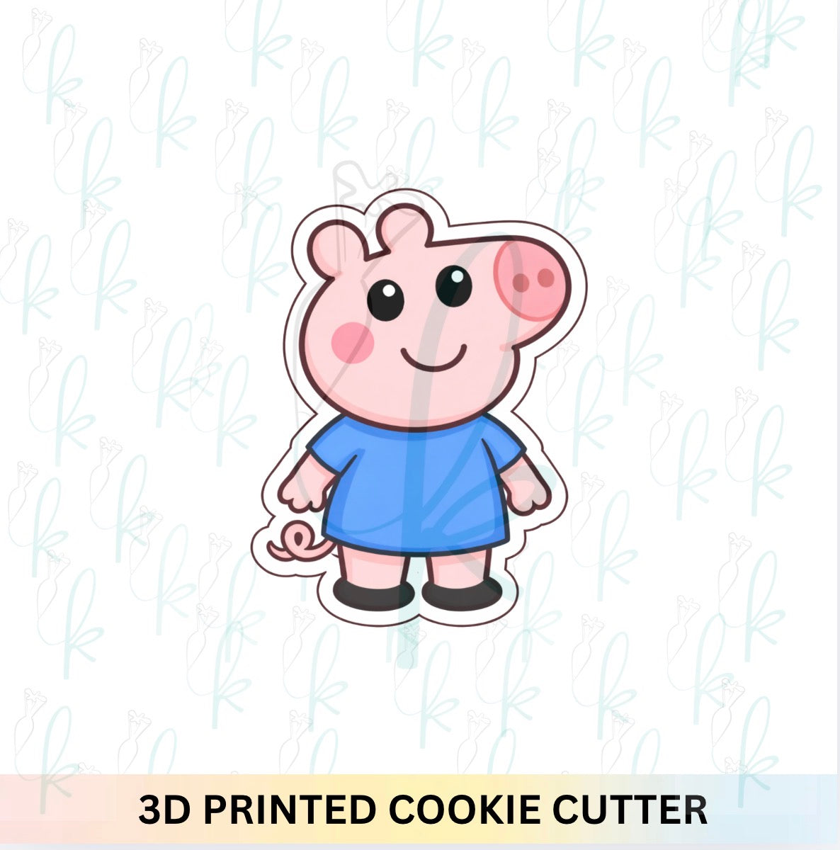 Boy Pig Cookie Cutter