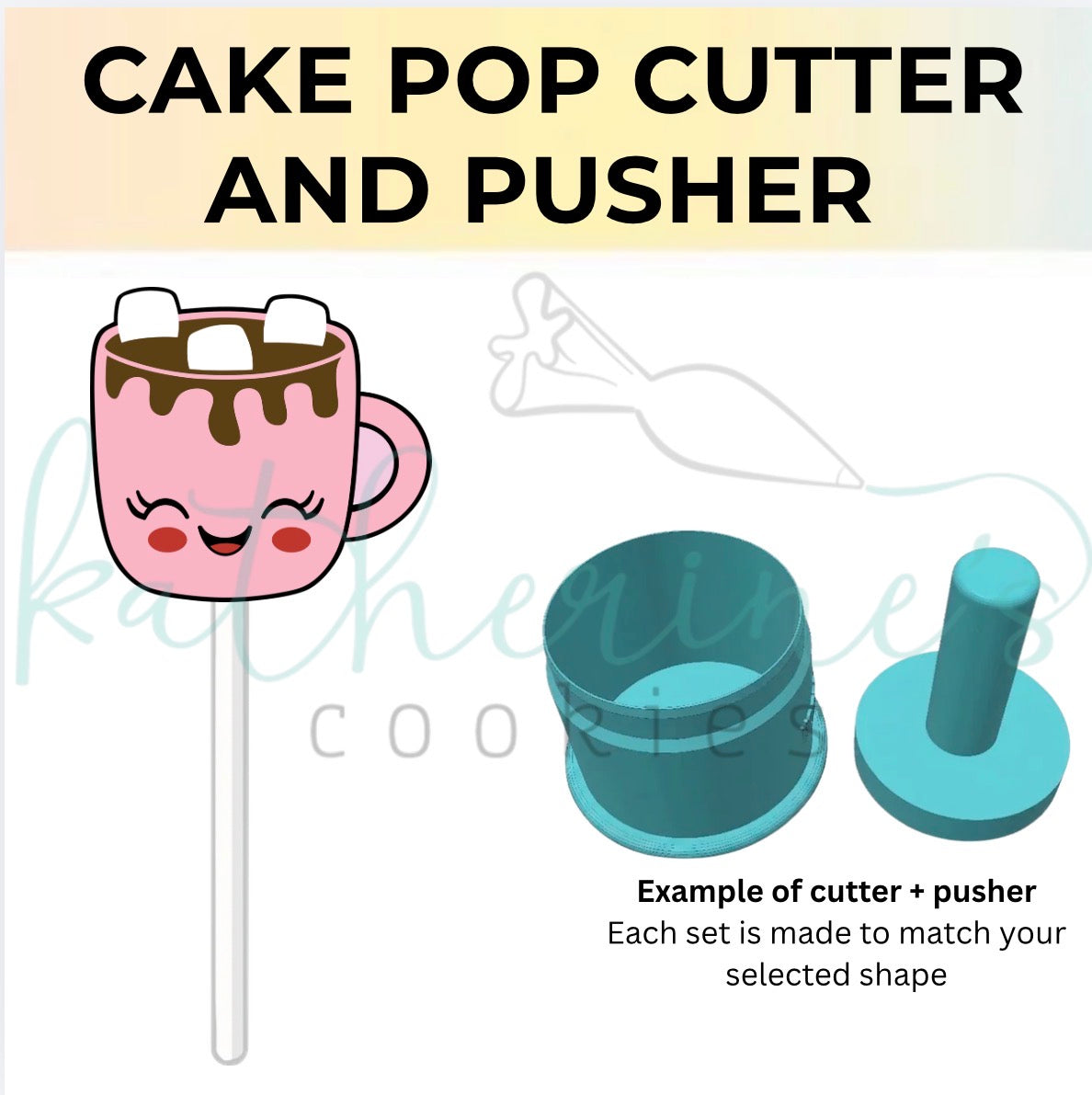 Hot Cocoa Mug - Cake Pop Cutter and Pusher