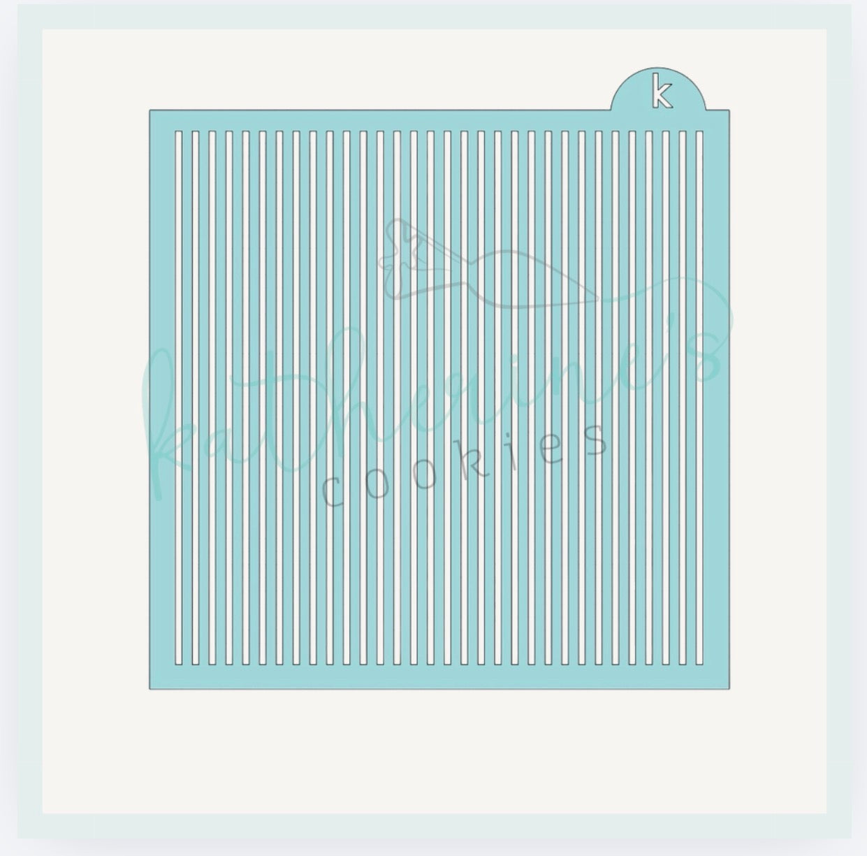 Stripes Cookie Stencil