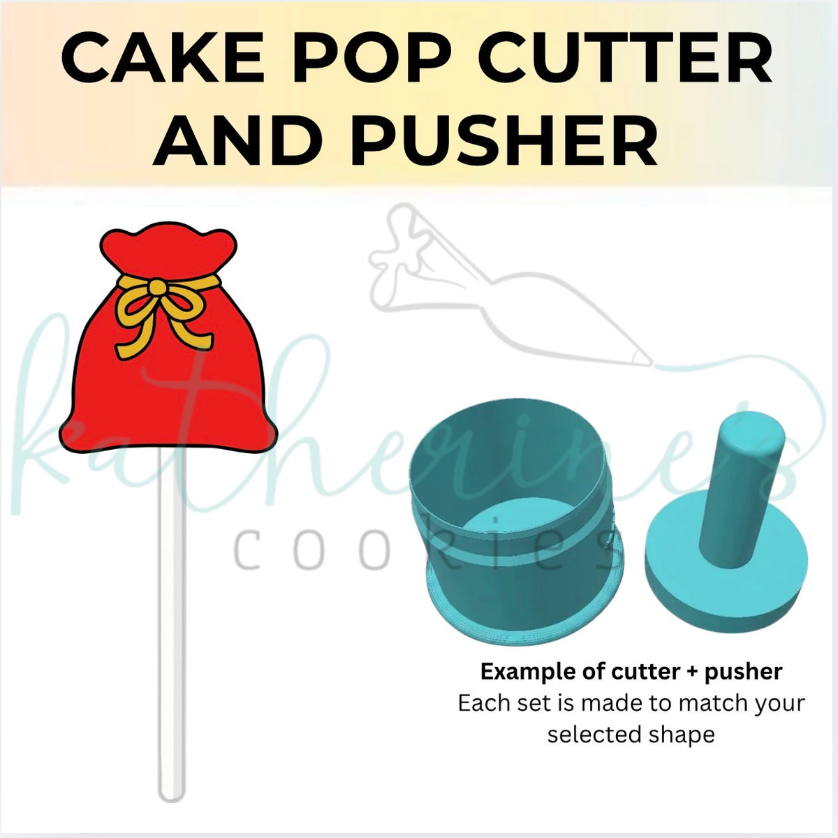 Santa Bag - Cake Pop Cutter and Pusher