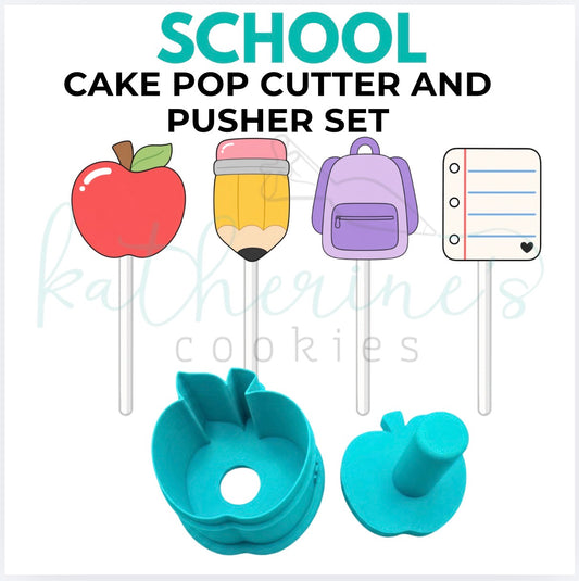 School Set - Cake Pop Cutters and Pushers