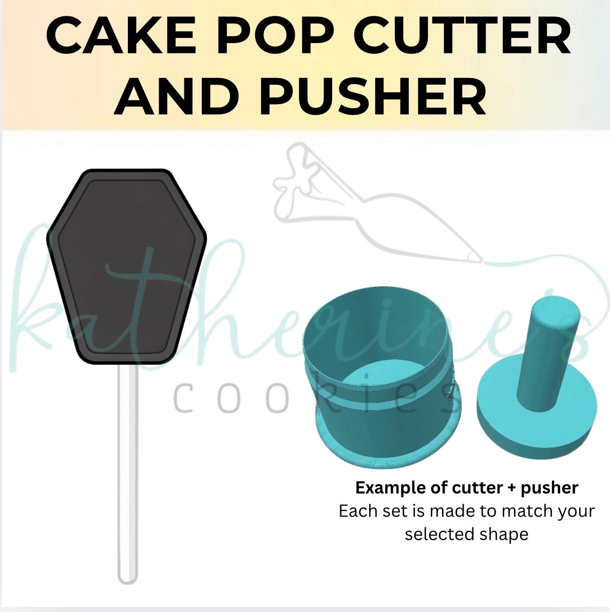 Coffin - Cake Pop Cutter and Pusher