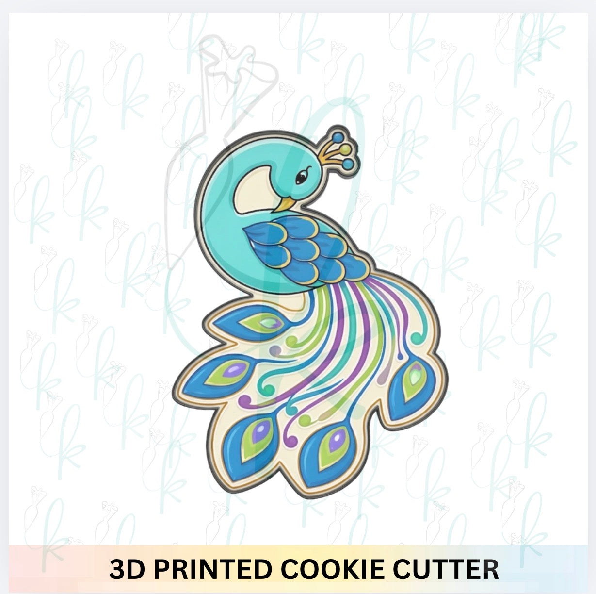 Peacock Cookie Cutter