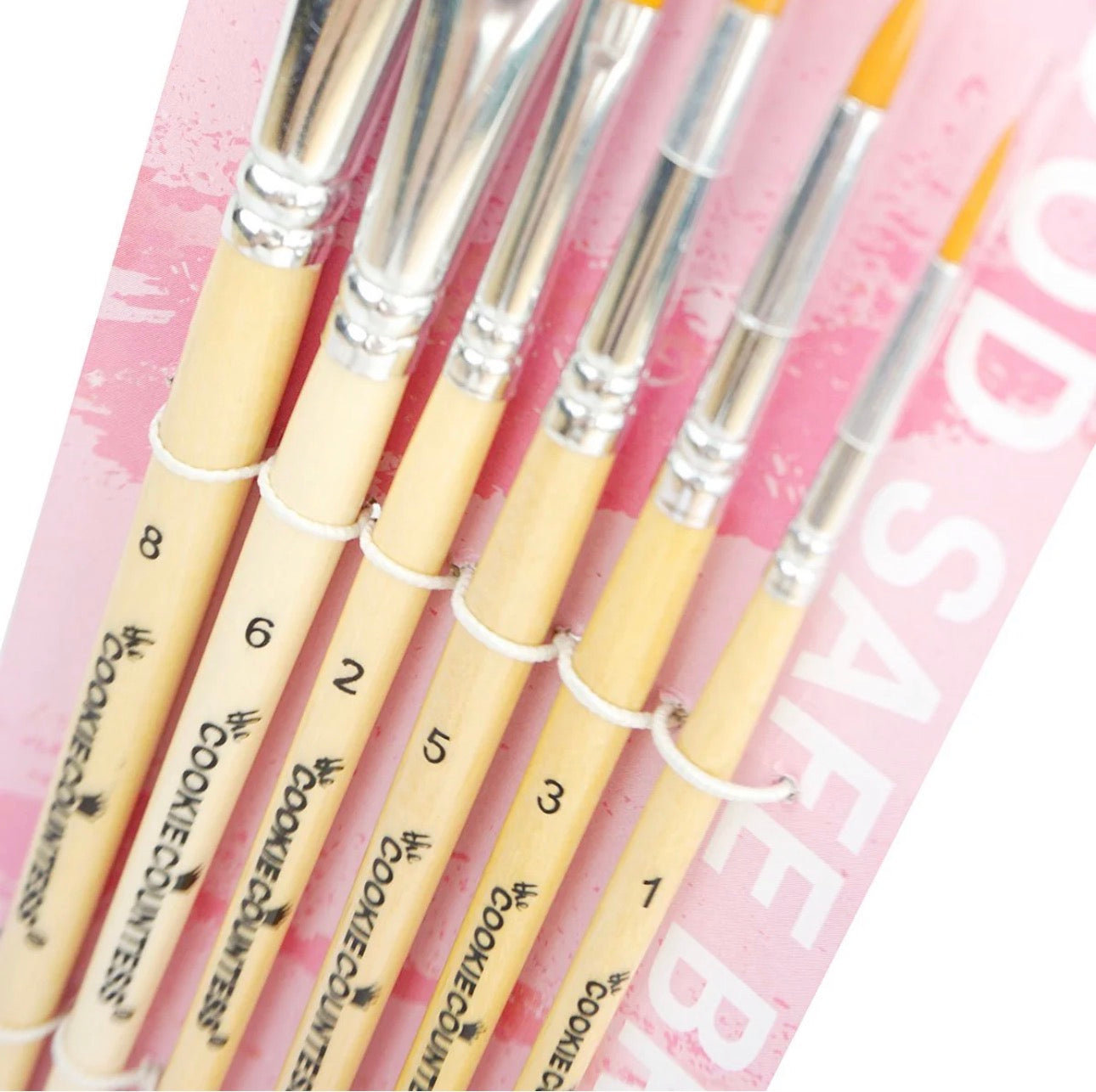 Food Safe Brushes Set of 6 | Cookie Countess