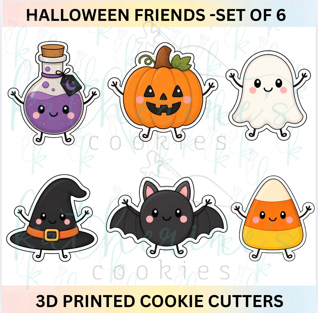 Halloween Friends - Set of 6 Cookie Cutters
