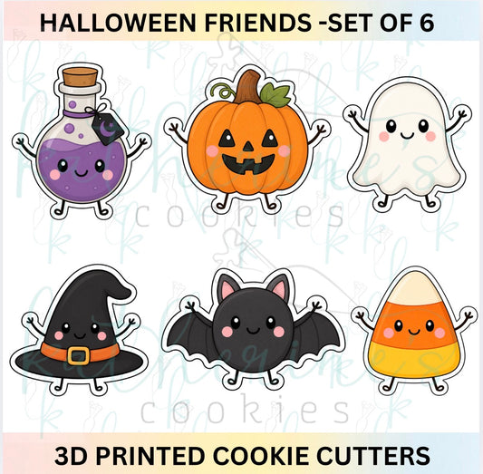 Halloween Friends - Set of 6 Cookie Cutters