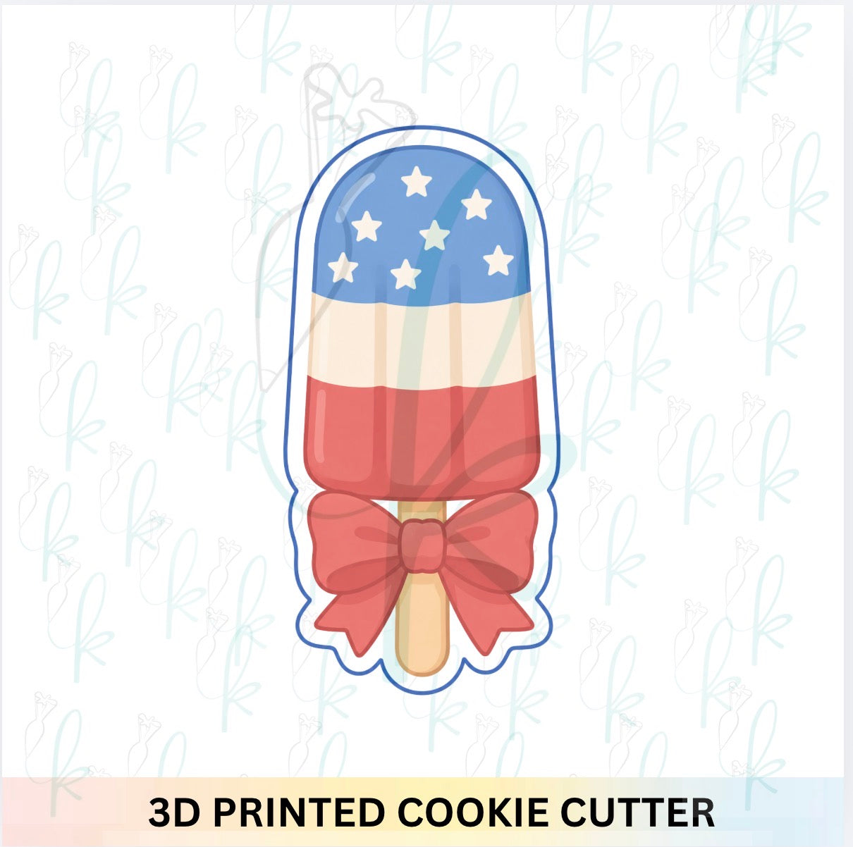 Bow Popsicle Cookie Cutter