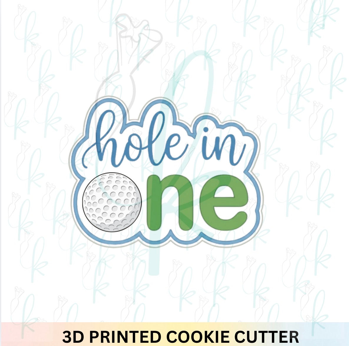Hole In One Plaque Cookie Cutter