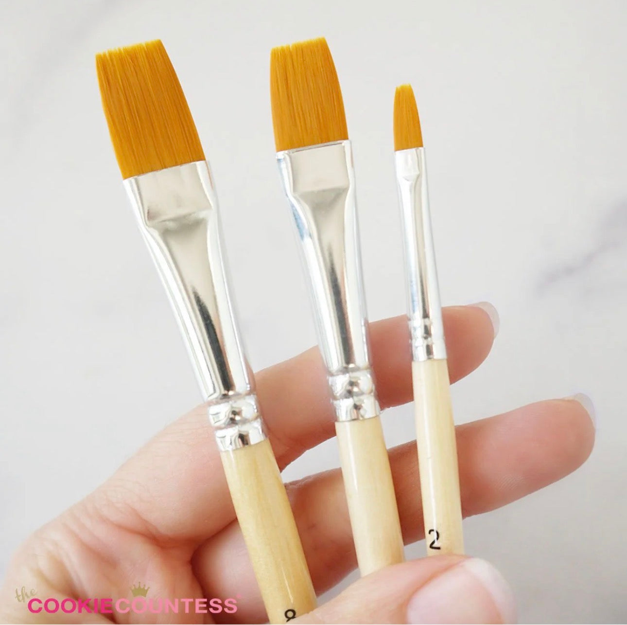 Food Safe Brushes Set of 6 | Cookie Countess
