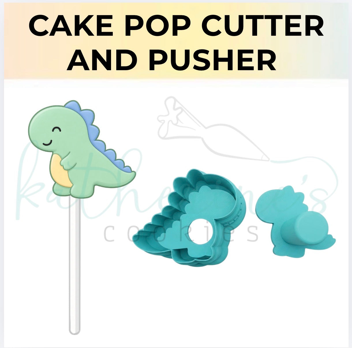 Dinosaur- Cake Pop Cutter and Pusher