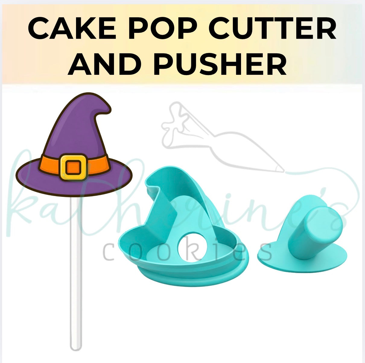 Witch Hat- Cake Pop Cutter and Pusher