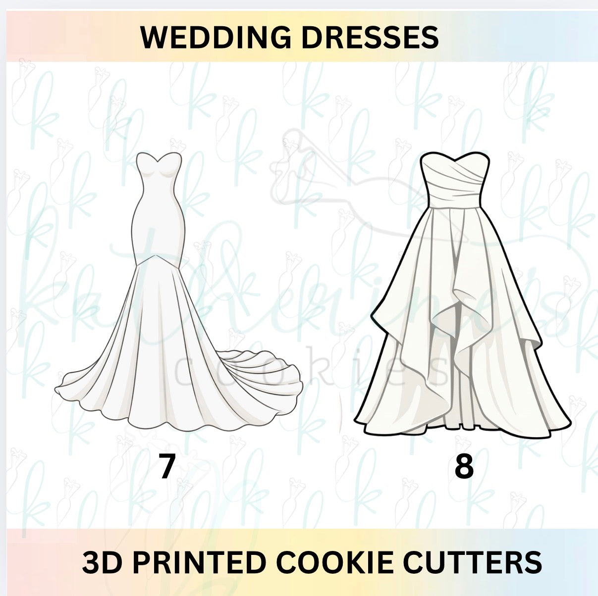 Wedding Dress Cookie Cutters