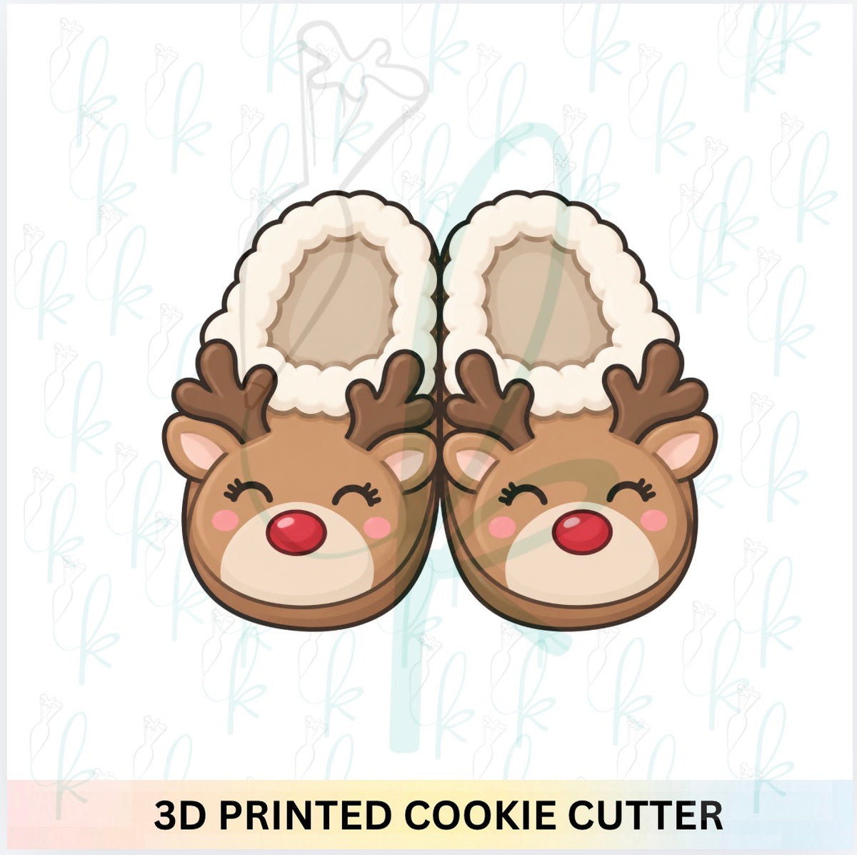 Reindeer Slippers Cookie Cutter