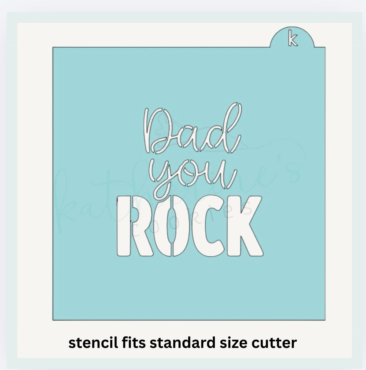 Dad You Rock - Set of 2 Cookie Cutters