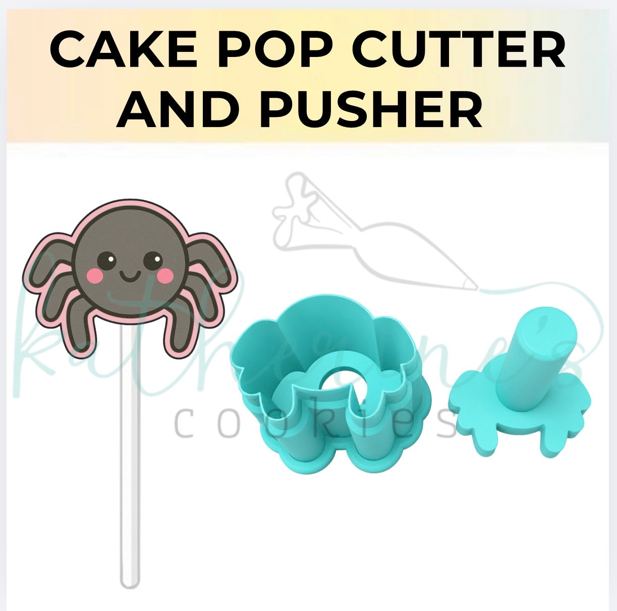 Cute Spider - Cake Pop Cutter and Pusher