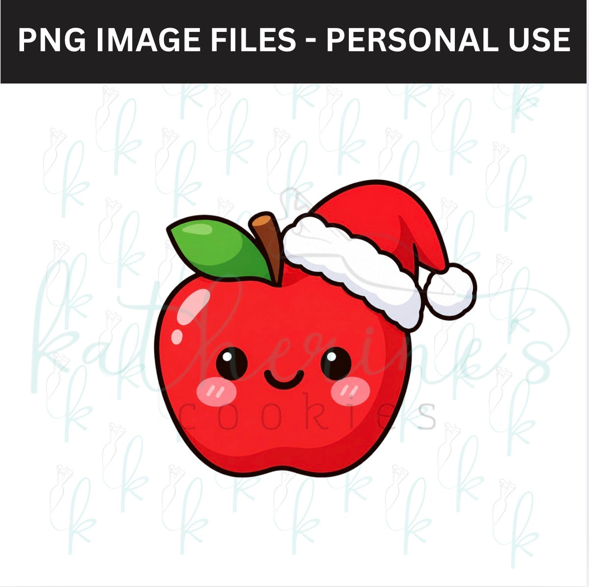 Santa Apple PNG Image