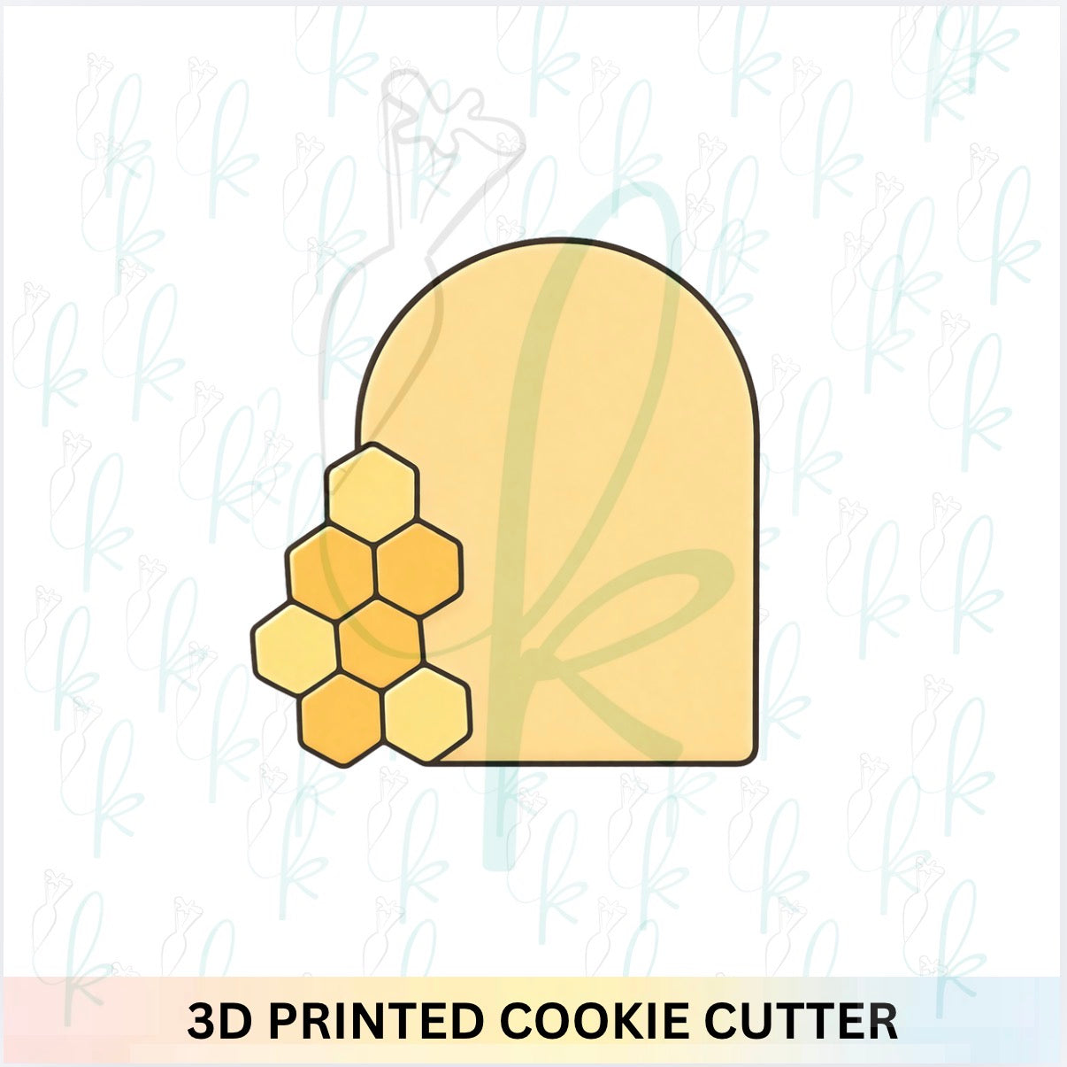 Honeycomb Arch Plaque Cookie Cutter