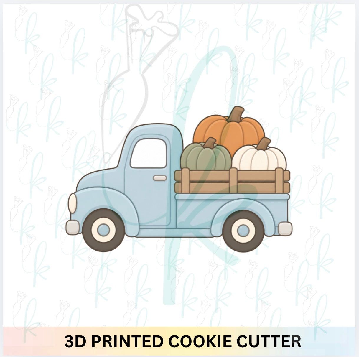 Pumpkin Truck Cookie Cutter