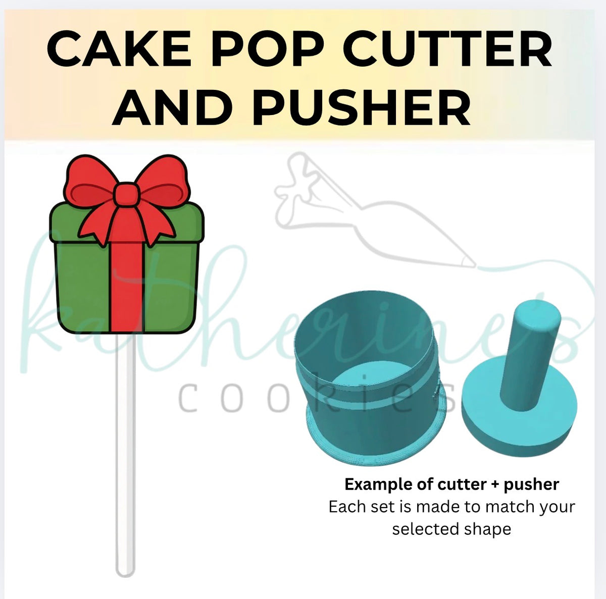 Gift Box - Cake Pop Cutter and Pusher
