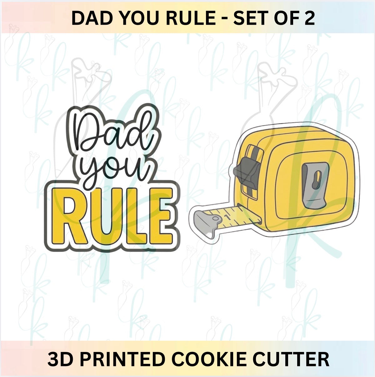 Dad You Rule - Set of 2 Cookie Cutters