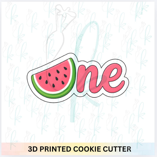 Watermelon One Cookie Cutter