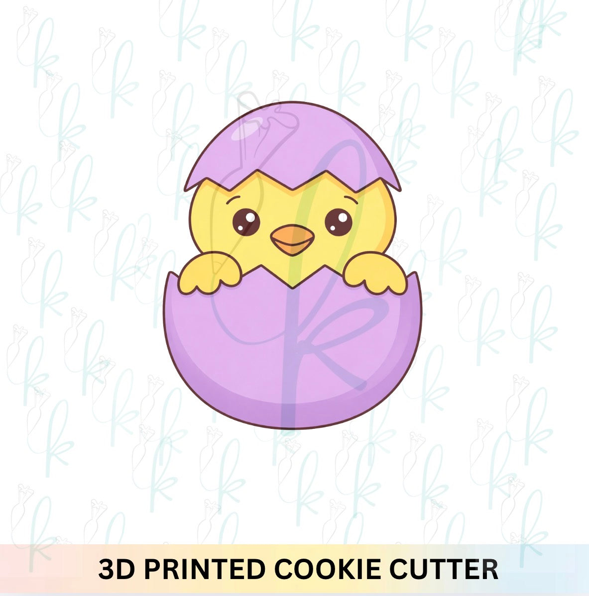 Hatching Easter Egg Chick Cookie Cutter