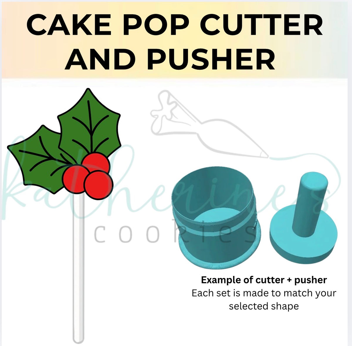 Holly - Cake Pop Cutter and Pusher