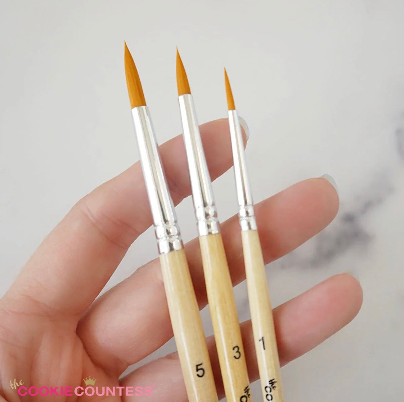 Food Safe Brushes Set of 6 | Cookie Countess
