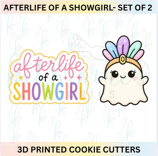 Afterlife of a Showgirl - Set of 2 Halloween 3D Printed Cookie Cutters