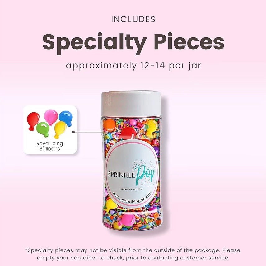 Sprinkle Pop Birthday Party Sprinkle Mix, 4 oz
