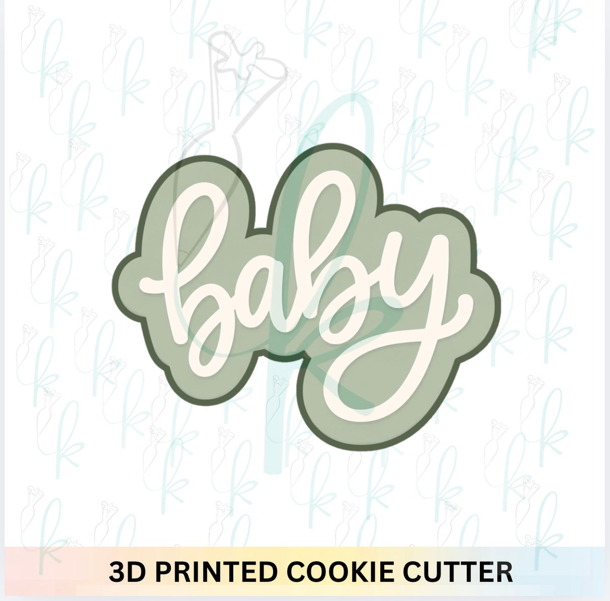 Baby Plaque Cookie Cutter