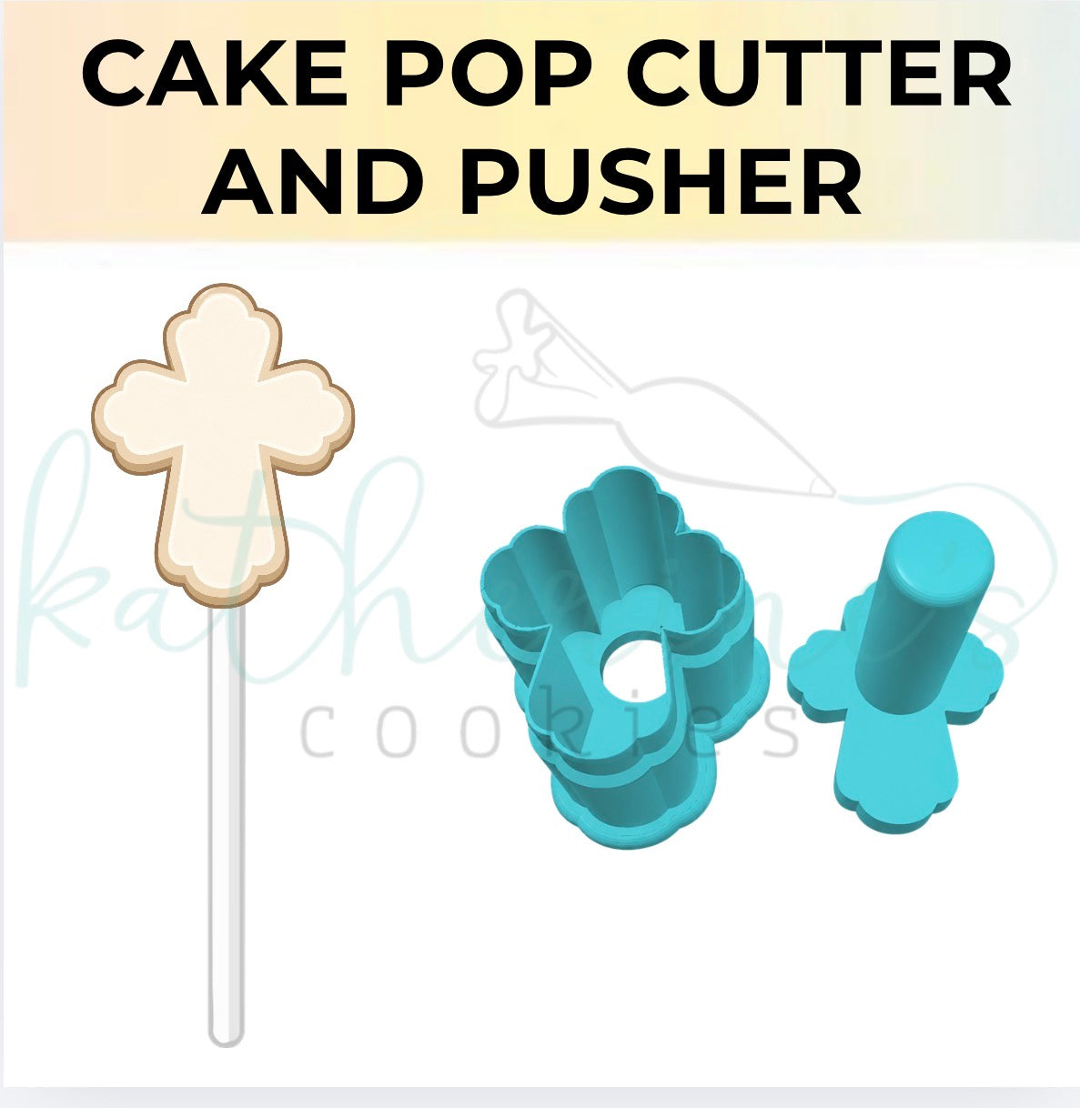 Cross - Cake Pop Cutter and Pusher