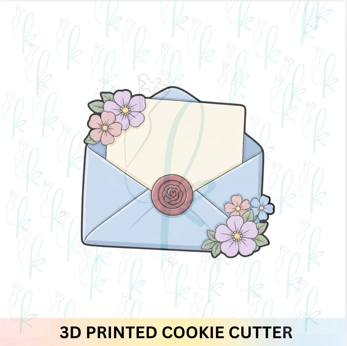 Floral Invitation Cookie Cutter
