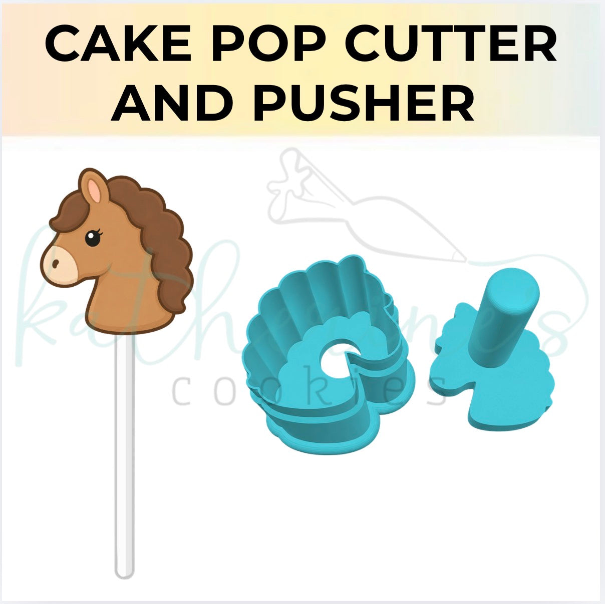 Horse - Cake Pop Cutter and Pusher