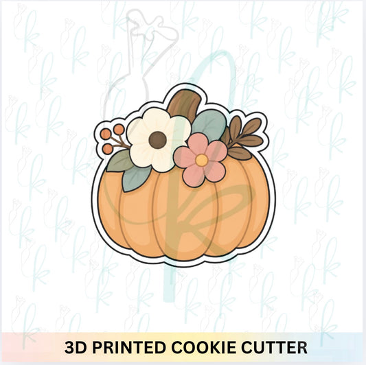Floral Pumpkin Cookie Cutter