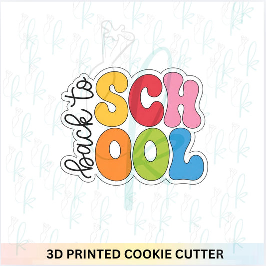 Retro Back to School Cookie Cutter