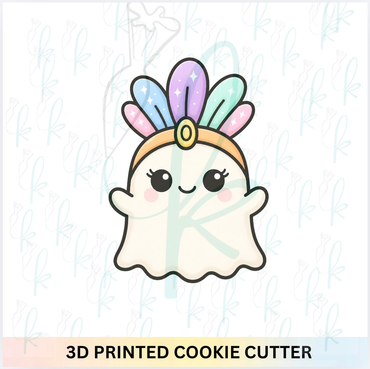 Showgirl Ghost Cookie Cutter