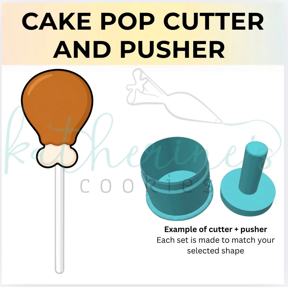 Turkey Leg - Cake Pop Cutter and Pusher