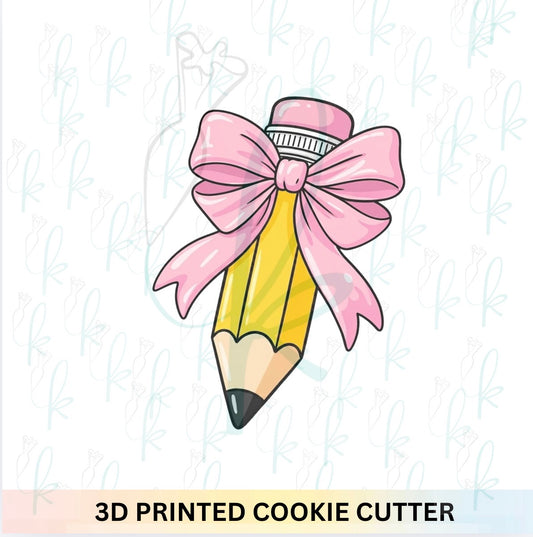 Bow Pencil Cookie Cutter